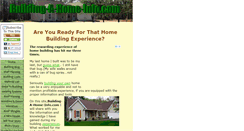 Desktop Screenshot of building-a-home-info.com
